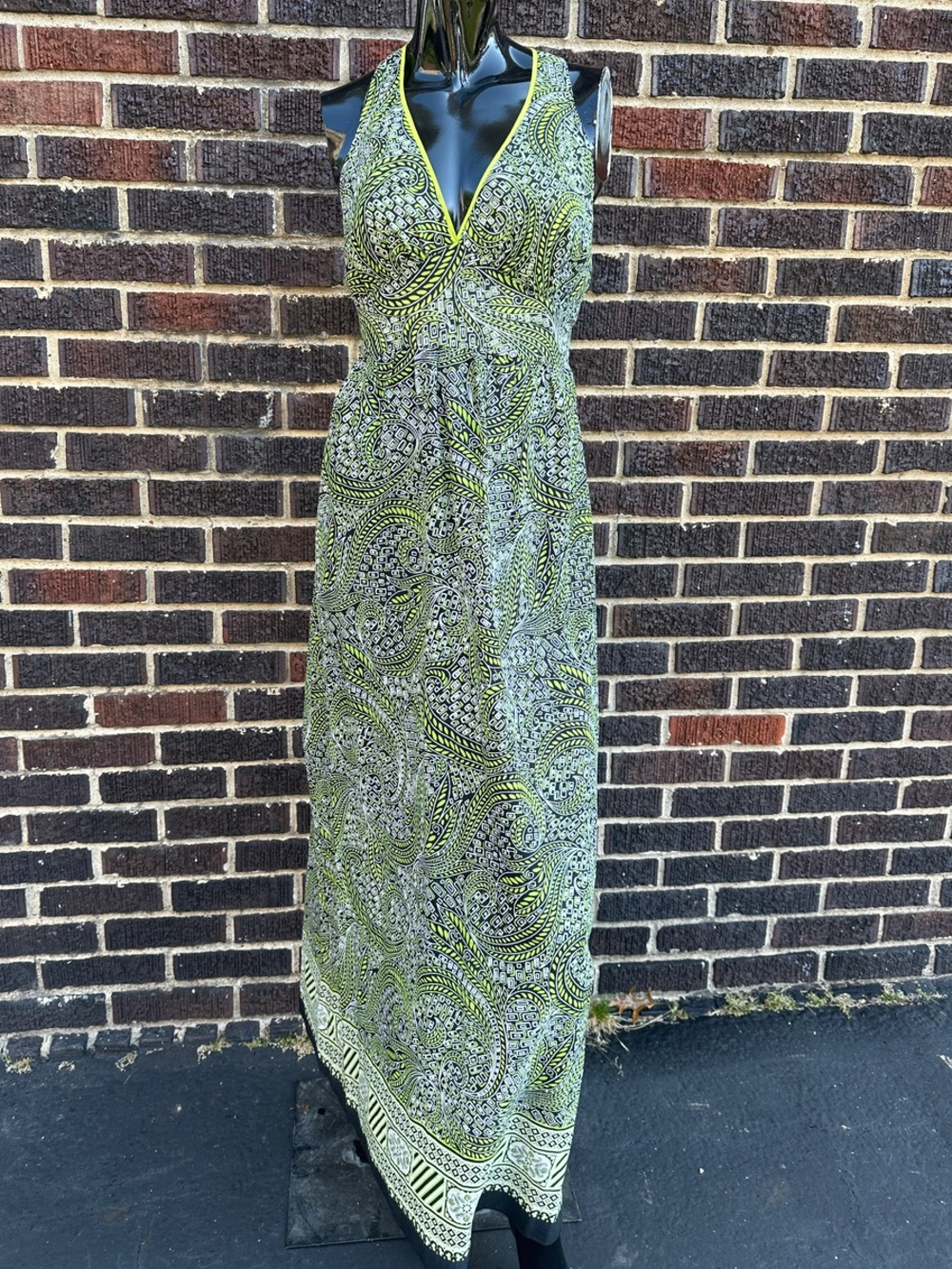 Burning Torch Anthropologie Paisley Halter Maxi Dress